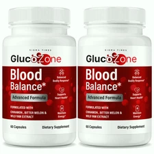 Glucozone - Gluco Zone Advanced Blood Health Support Formula - 2 Pack