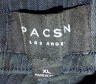 Pacsun Mens Plaid Skinny Joggers Dark Green XL — photo 3