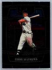 2022 Panini Select #87 Eddie Mathews Blue Retail Base