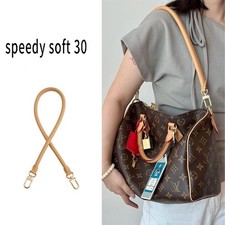 Genuine Leather Underarm Shoulder Strap Replacement For LV Speedy 30 Soft Bag