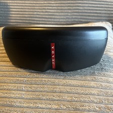 Prada Sport Sunglasses Hard Case Shell Black Plastic Lightweight Glasses Case