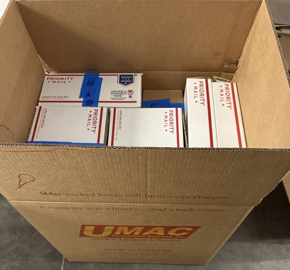 Venta al por mayor distribuidor de sellos caja de stock lote cartón 70 libras cubiertas sobre papel FDC WW EE. UU. Foto 3 de 4