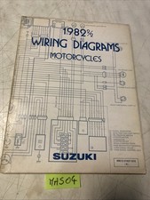 Suzuki 1982 schéma électrique moto GS125 A100 GS400 GS1000G RG50 SP125 FM50 etc
