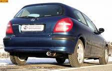 FOX Sportauspuffanlage ab Kat 1x80mm für Nissan Almera N16 ab 00 1.5 1.8 1.5dCi