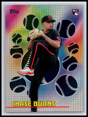 2026 Topps Series 2 Chase Burns RC Titans of the Game #TOG-25 Reds