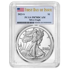 2023-S Proof $1 American Silver Eagle PCGS PR70DCAM FDOI Flag Label