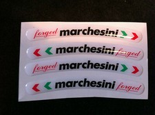 Adhesives Resin 3D Rim Marchesini Forged Black Red On Bottom White