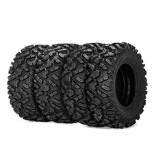 4X 25x8-12 25x10-12 ATV UTV Tires 6Ply Front 25x8x12 & Rear 25x10x12 All Terrain