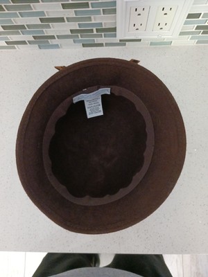 Women’s Filippo Catarzi NWT Gray Wool Bucket Hat with Brown Trim – Made in Italy Filippo Catarzi | Accessories | Filippo Catarzi Bucket Hat  main image 2