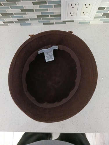 FILIPPI CATARZI Italy 100th Anniversary Black Wool Wide Brim Hat One Size Filippi Cartazi | Accessories | Filippi Catarzi Italy 0th  main image 3