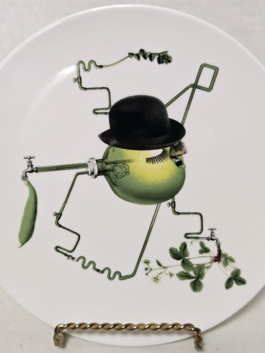 IKEA Stunsig Collection MALCOM STUART Limited Ed 2017 Bread Plate "PEA" - 8.25" - Picture 2 of 3