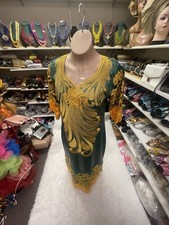 African Embroidery Kaftan. 100 Cotton Material.