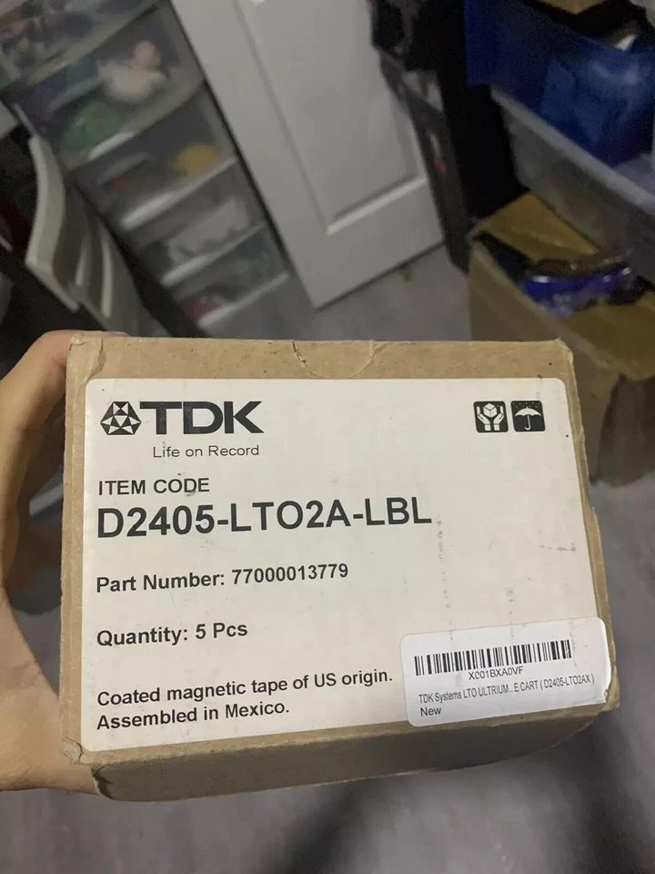 5 Pack TDK Life on Record Ultrium LTO 2 200/400 GB Data Cartridges - Image 3 of 4
