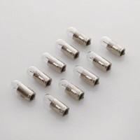 10 X 24V 2,4W 100Ma 0,1A Ba7S 7X20 / Birne Lampe / Lamp Bulb / Skalenlampen