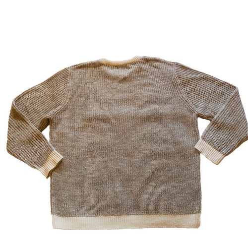 George Mens Jumper Brown Size 2XL XXL Acrylic Asda Long Sleeve Yarn Pullover - Picture 2 of 8