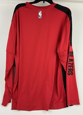 Nike NBA Dri Fit Men's Portland Trail Blazers Long Sleeve Shirt