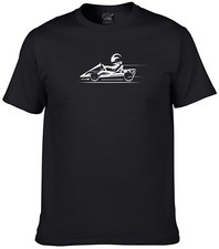 GO KART RACING CAR INSPIRED SILHOUETTE CAR T-SHIRT - GO KARTING CAR T-SHIRT