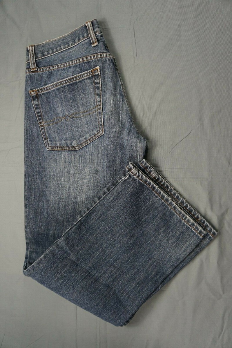 Lucky Brand H212 Classic Straight 100% Cotton Denim Jeans. Medium