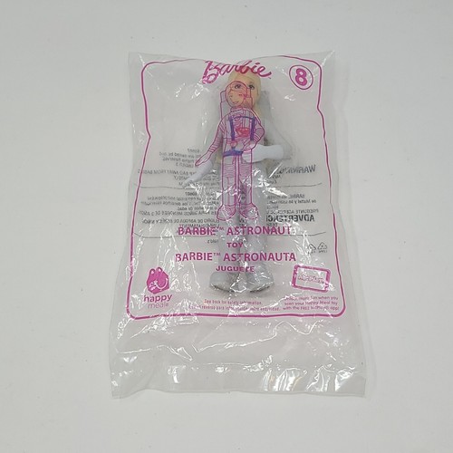 Barbie Astronaut #8 McDonald's Happy Meal Toy Figurine Blonde NEW