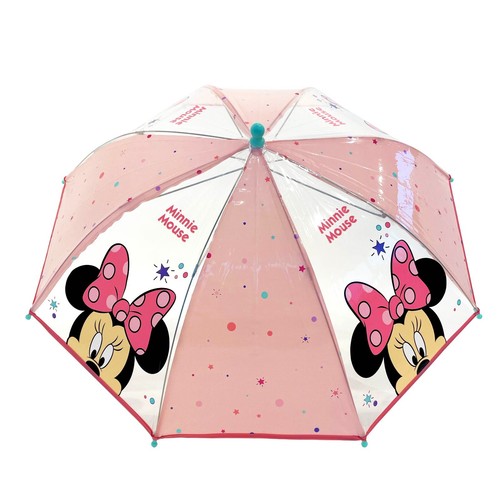 Disney Minni Mouse Transparent Umbrella,Children's Umbrell Official Licensed - Picture 6 of 6