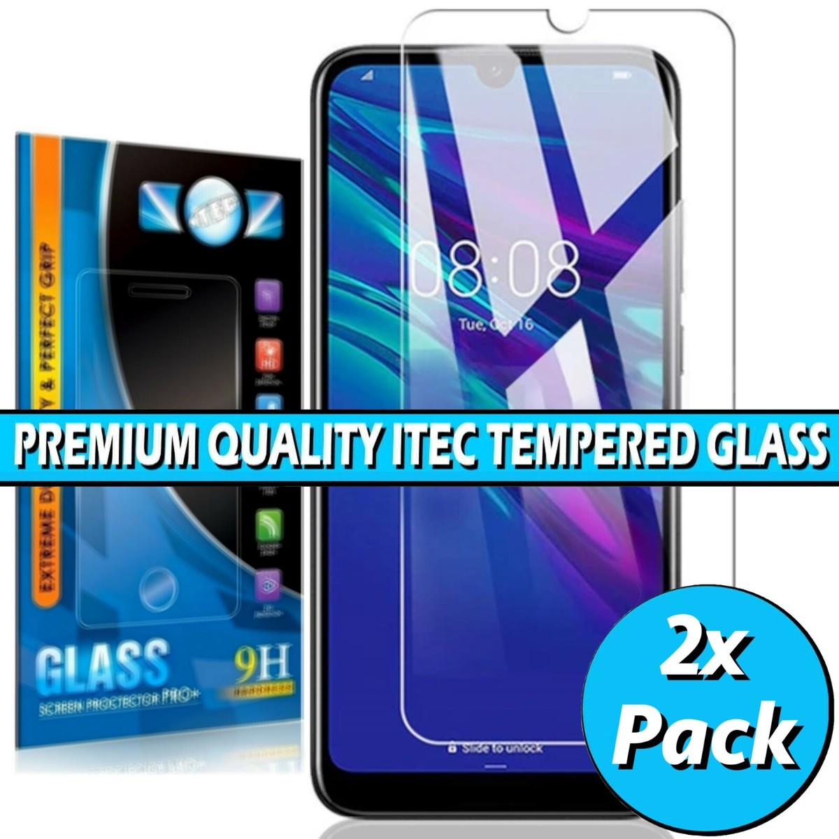 For Huawei Y6 Y7 Y8 Y9 P Smart Plus Pro Tempered Glass Screen