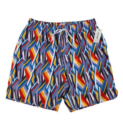 2(X)ist Mens Catalina 16'' Quick-Dry Printed Swim Trunks Multicolor XL
