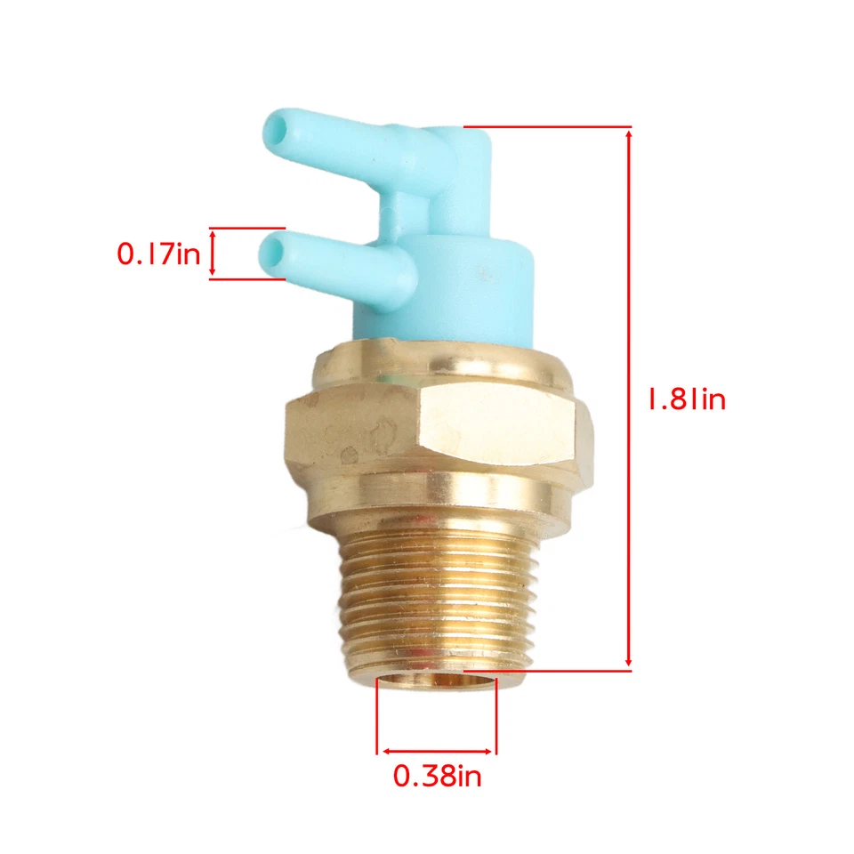 Válvula de conmutación de vacío bimetálica compatible con Toyota Corolla 1984 1985 1986-1997 Foto 2 de 4