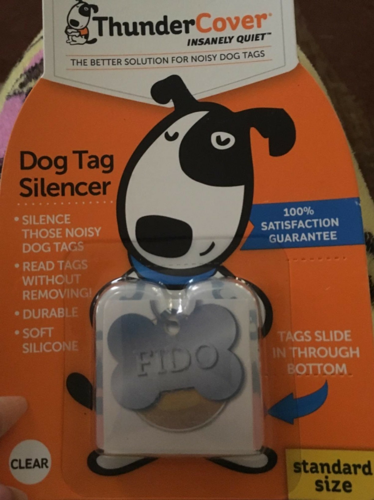dog tag plastic covers