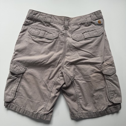 CARHARTT Force Ripstop 10.5" Cargo Shorts Mens 34 (Actual 32) Relaxed Fit Khaki - Picture 10 of 14