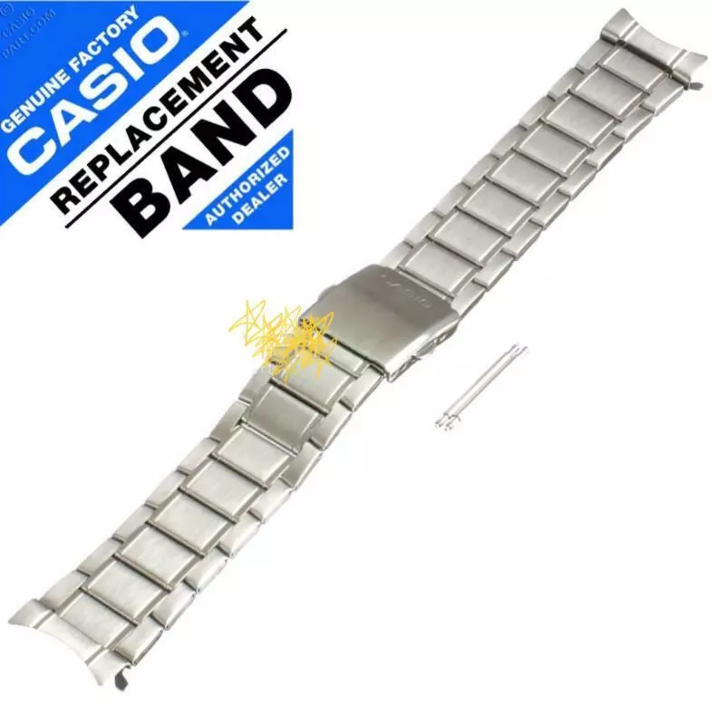 Genuine Casio Watch Band MDV-106 MDV-106D Stainless Steel Metal Strap  Bracelet