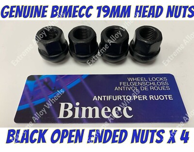 Alufelgen Bimecc B offene Muttern x 4 M12x1,5 Ford Activa B Max Bantum Capri 