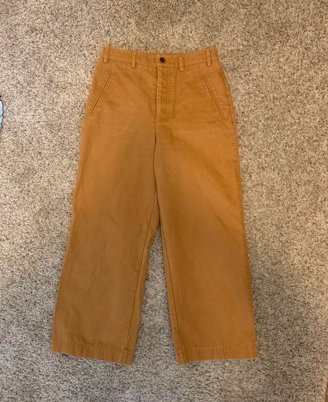 Women’s Juniors Forever 21 Sz M Burnt Orange Wide Leg Pants
