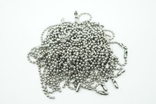 Stainless Steel 6" Inch 3.2mm Diameter Ball Key Chains Made in USA Pack of 100