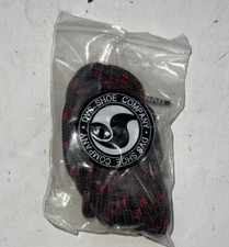 RED BLACK DVS Company SHOELACES pair / set RED BLACK
