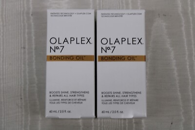 2X Olaplex No. 7 Bonding Oil Hair Treatment LARGE 2.0oz X2 BEST DEAL! FREE SHIP!