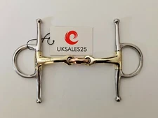 Full Cheek Curved Snaffle Bit 14MM Copper Lozenge(UKSALES25®)*SAME DAY DISPATCH*
