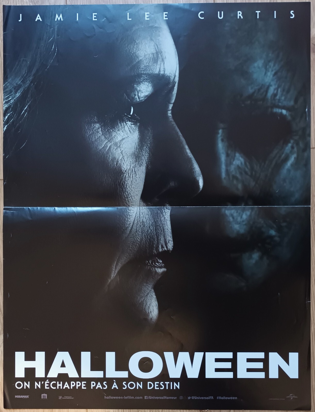 Cartel Película Halloween On N Sol No A Sonido Fate Jamie Lee Curtis 40 X 60CM