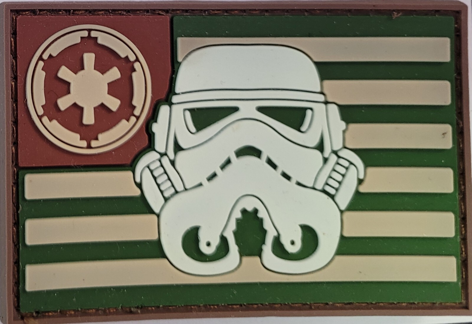 🔥 Star Wars Storm Trooper Flag Multicam Glows In Dark Rubber VELCR0 Patch