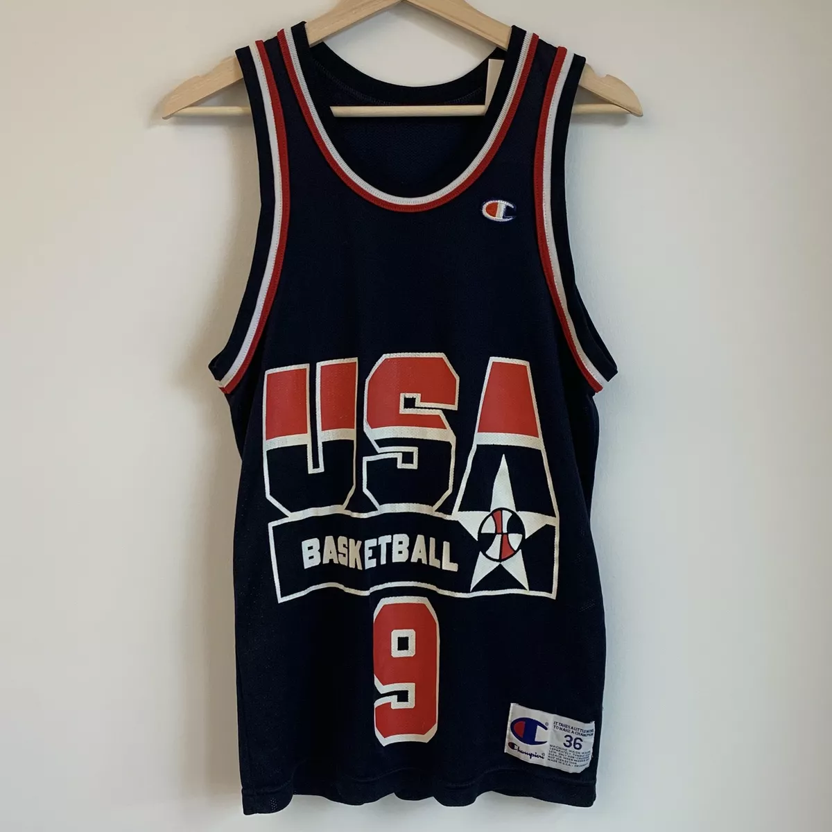 Vtg Champion Dan Majerle Phoenix Suns USA Dream Team Basketball
