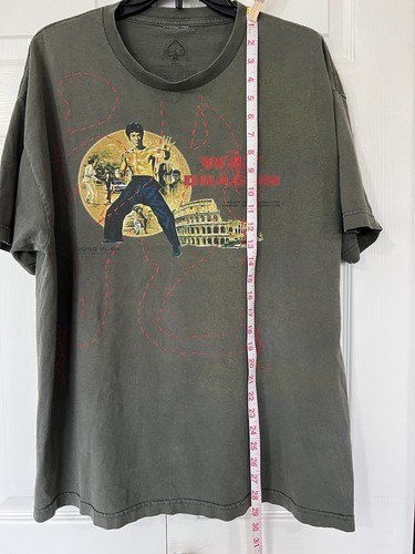Wong In-Sik, The Way of the Dragon Tshirt, XL, Bruce Lee, Hwang In-Shik, Rare - Picture 2 of 11