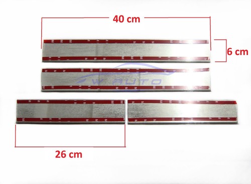 Stainless Door Step Scuff Plate Cover Fits Mitsubishi L200 Triton MV 2024 4Door - Picture 4 of 5