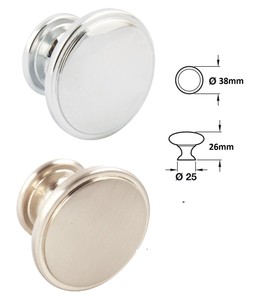 Hafele Henrietta Knob Ø 38mm Kitchen Cupboard Cabinet Drawer Pull Handle | eBay
