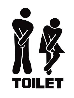 Super rare❗️2vintage l toilet signs Toilet, Retro Vintage Metal Sign, Bathroom, Funny | eBay UK