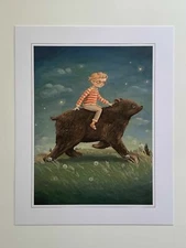 Dream Animals Emily Winfield Martin Bear Boy 8"x10" Art Illustration Print