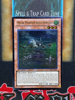 Yugioh Mecha Phantom Beast Hamstrat LTGY-EN025 Ultimate Rare 1st Ed LP