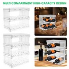 Water Bottle Organizer 3 Layer / 4 Layer Water Bottle Storage Rack lejGL