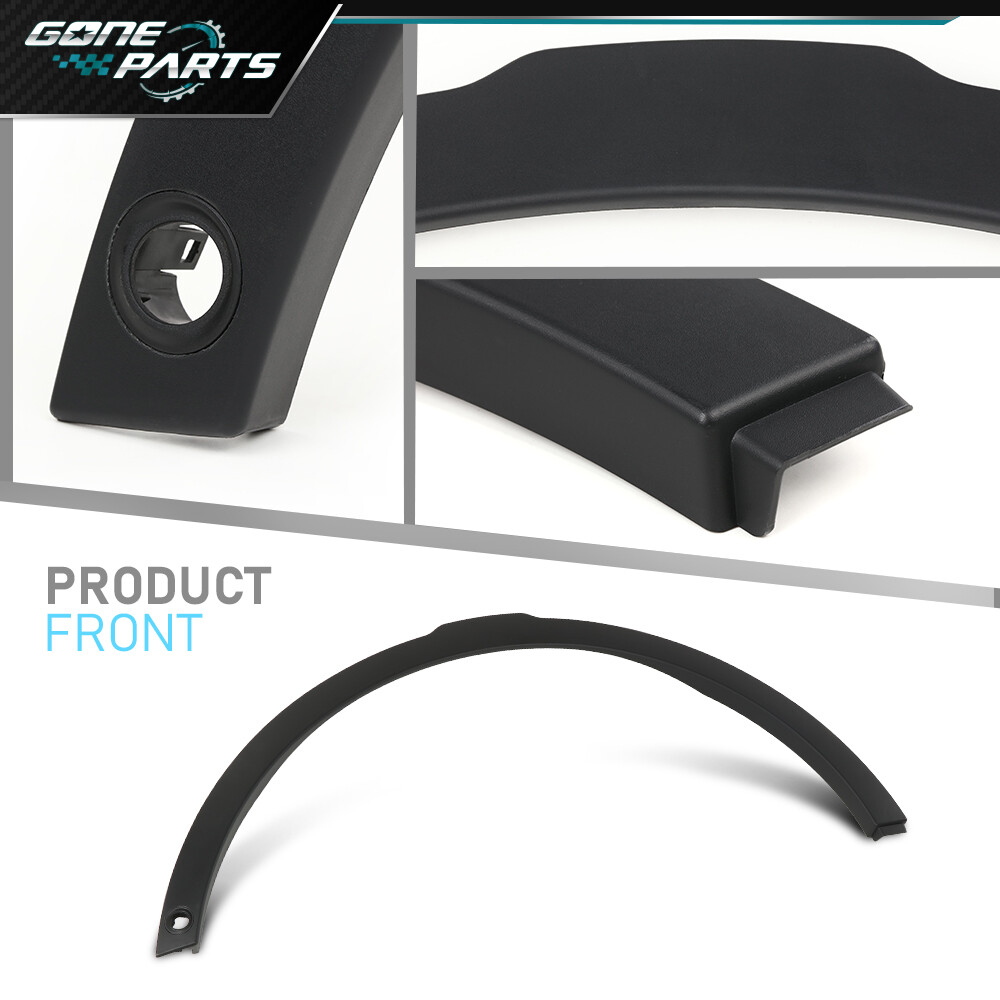 Evan-Fischer Front Fender Trim Pair For 2014-2018 Land Rover Range Rover Evoque – Textured Black, Direct Fit