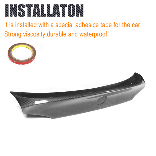 Carbon Heckspoiler Spoiler Flügel Abrisskante Lippe Für BMW 3er E90 2005-2008 - Bild 10 von 12