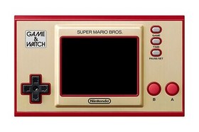 Nintendo Game and Watch Super Mario Bros Electronic Handheld In Hand Free Ship