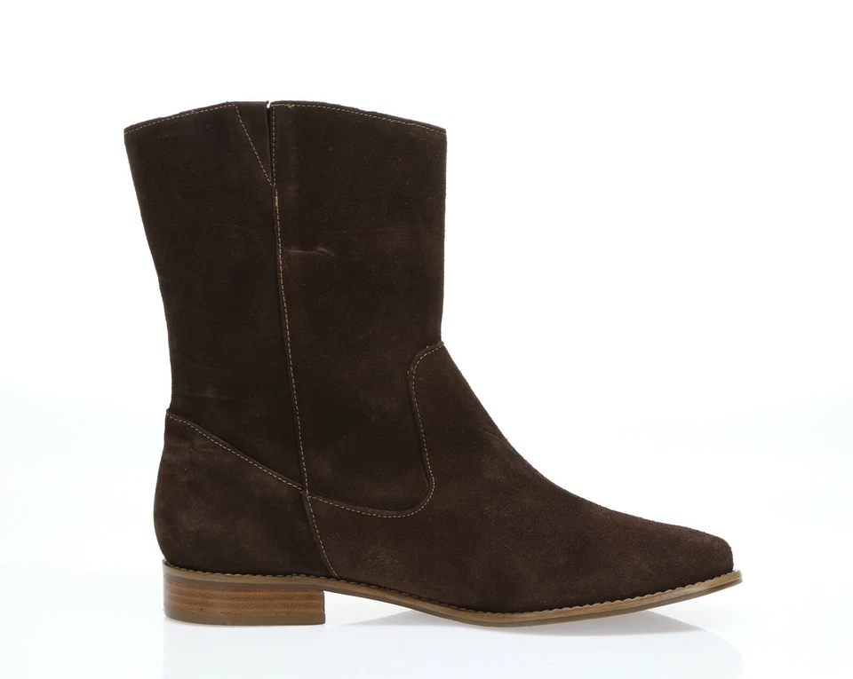 Jack Rogers Kaitlin Mujer Marrón Gamuza Botas Cosidas Talla 9 M Foto 3 de 4